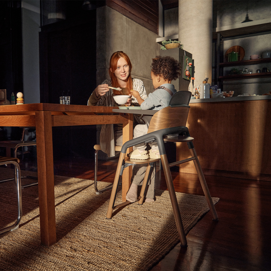 Amazon.com : Bugaboo Giraffe Wooden Baby High Chair, Adjustable in