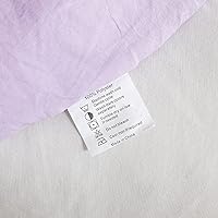 Vista 8 de ROSGONIA Juegos de Edredón Tamaño Completo para Niñas Niños Adolescentes Lavanda, 3 piezas (1 Edredón Boho y 2 Fundas de Almohada) Juegos de Edredón