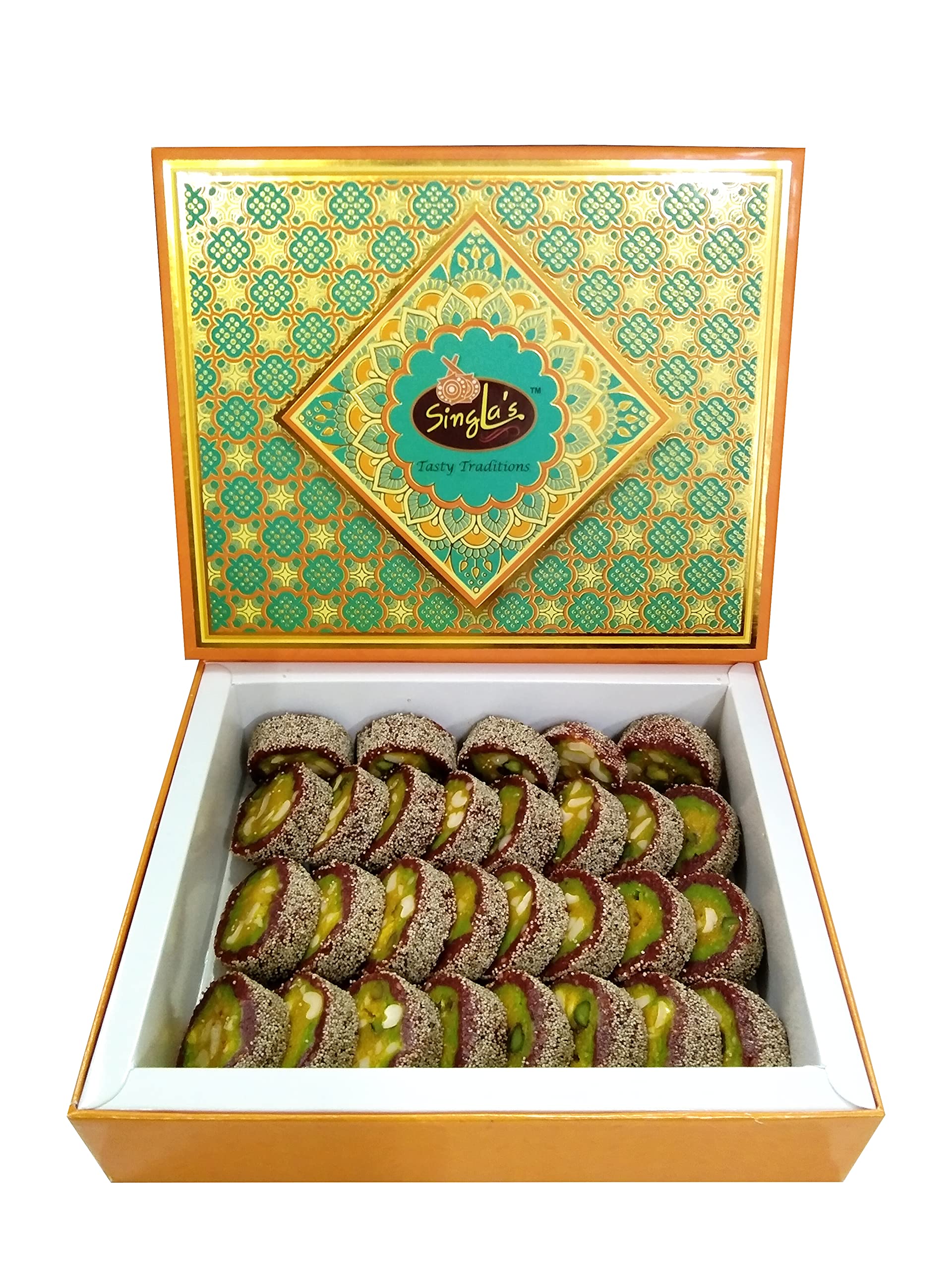 Singla Sweets Anjeer Cake 500g Delicious Sweets-image-34