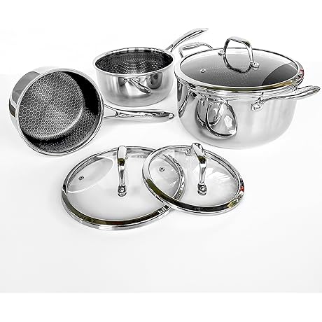 Cooksy 6 Piece HexClad Pot Set: The Pinnacle of Cooking Excellence