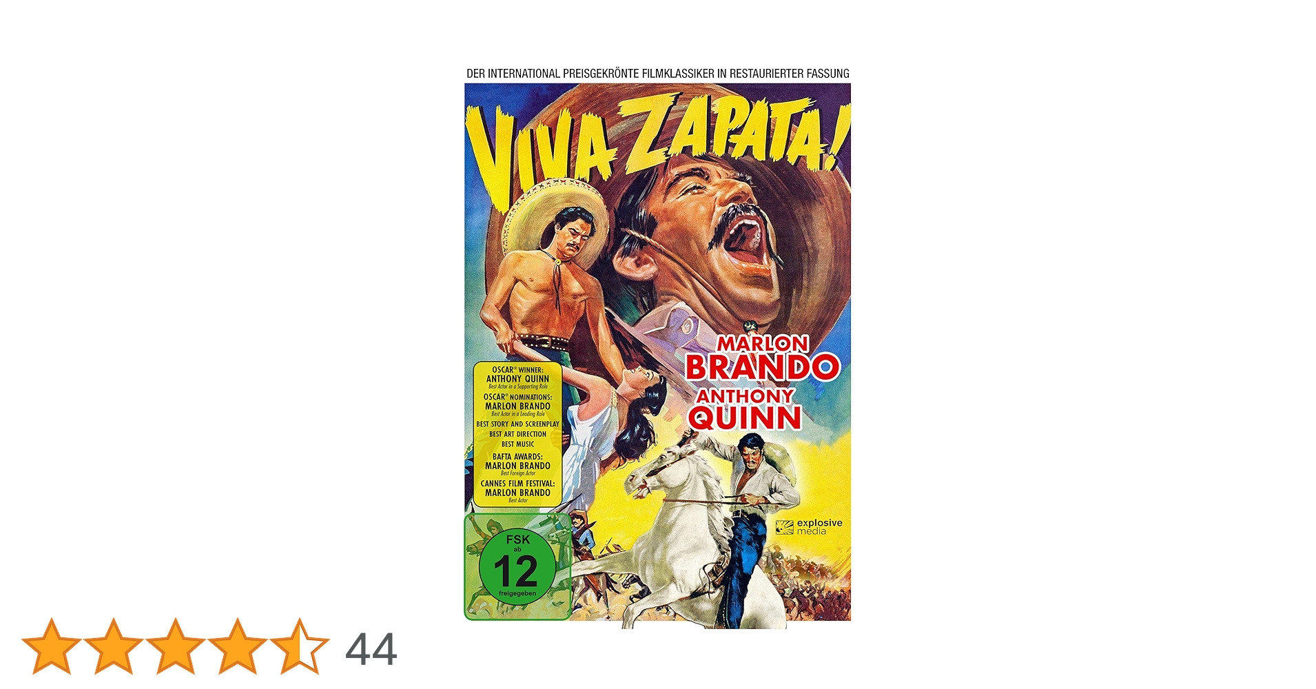 Amazon.co.jp: Viva Zapata!, 1 DVD : DVD
