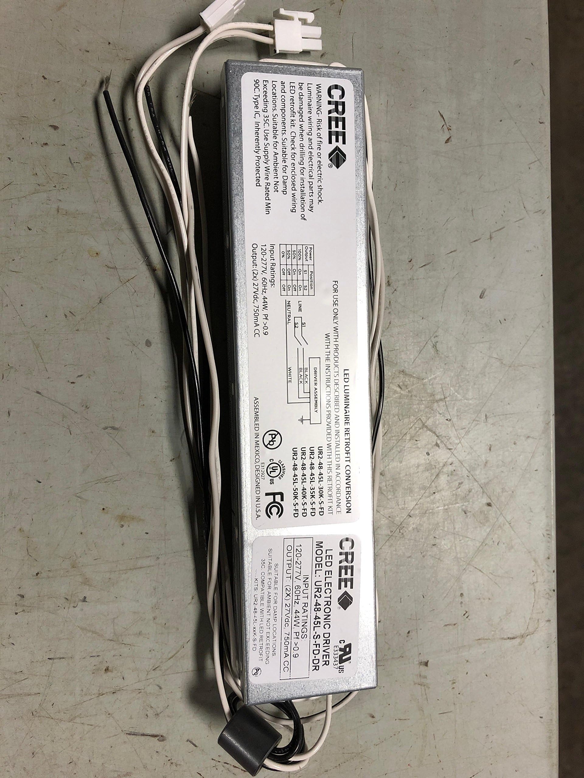 ***DRIVER ONLY*** Cree Lighting UR2-48-45L-S FD-DR Cree UR Driver for 4' Lightbar Kit.