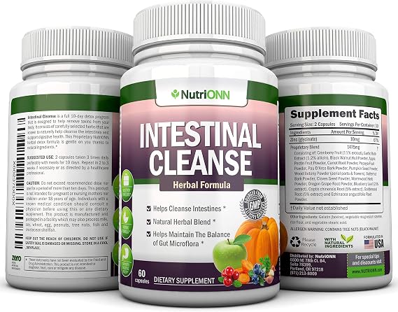 Intestinal Cleanse - ParaGuard - 10-Day Detox - Wormwood & Black Walnut