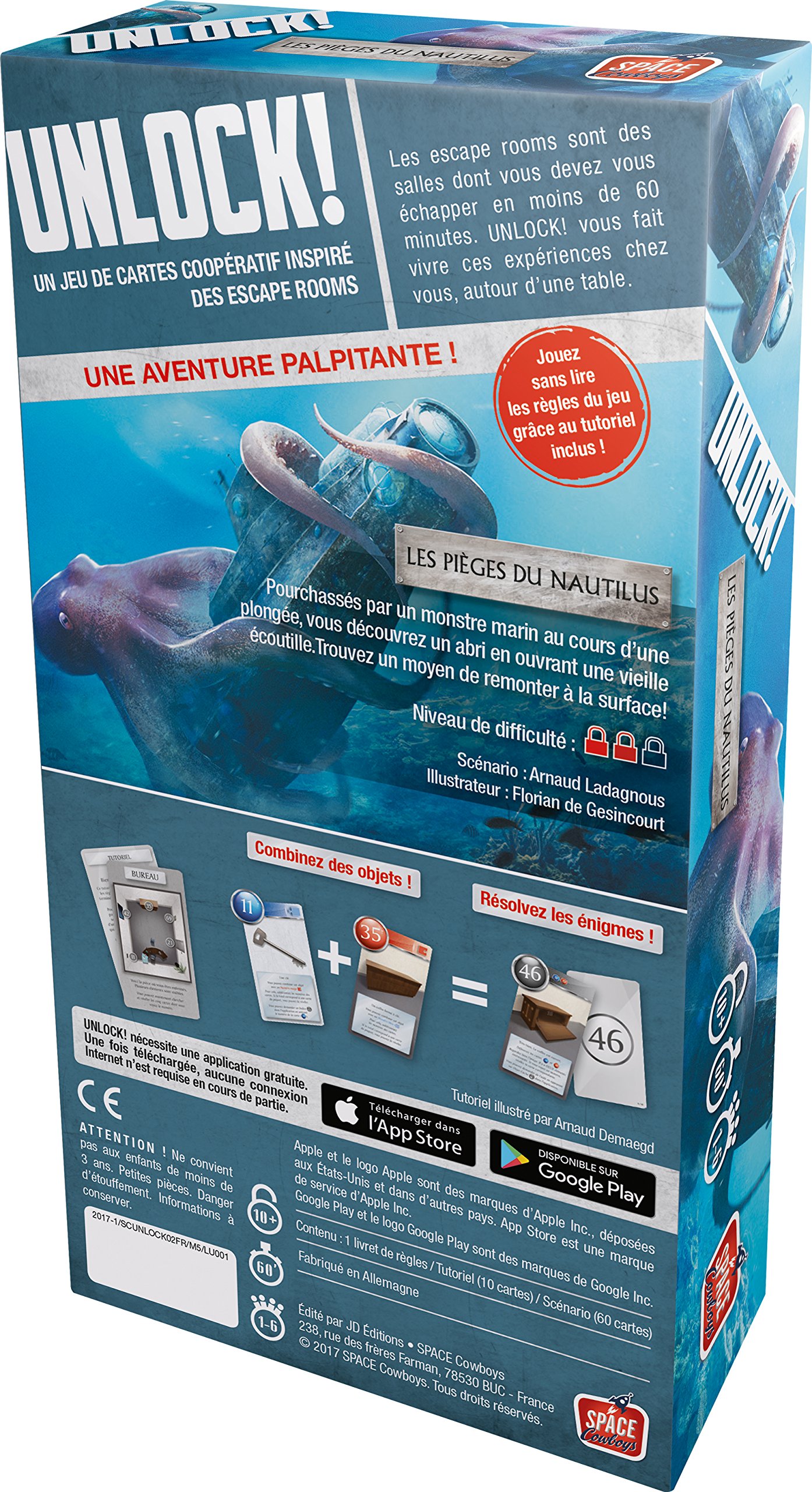 Asmodee – Gioco cooperativo – Unlock
