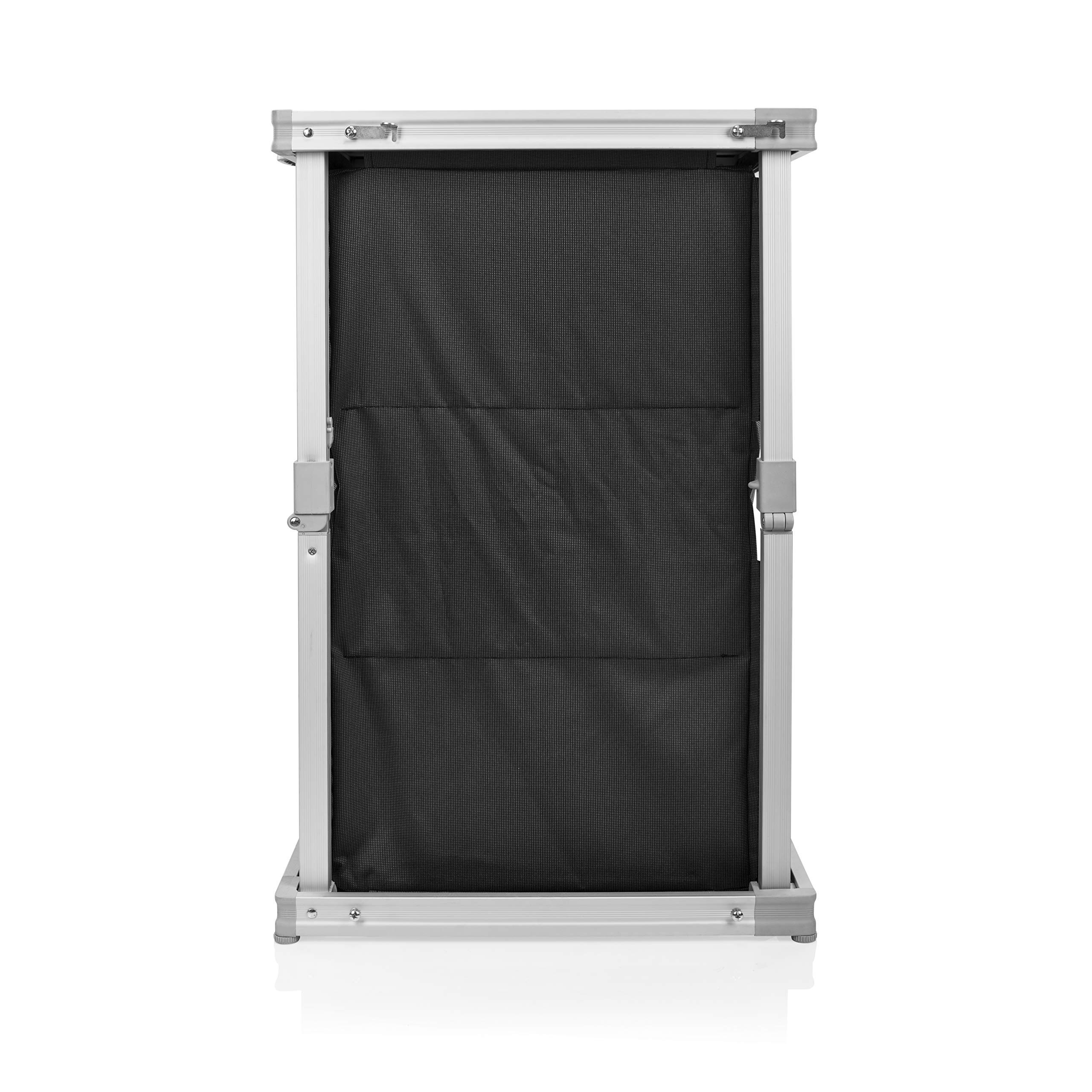 Campart Credenza da campeggio Bordeaux 3 ripiani pieghevole CU-0724