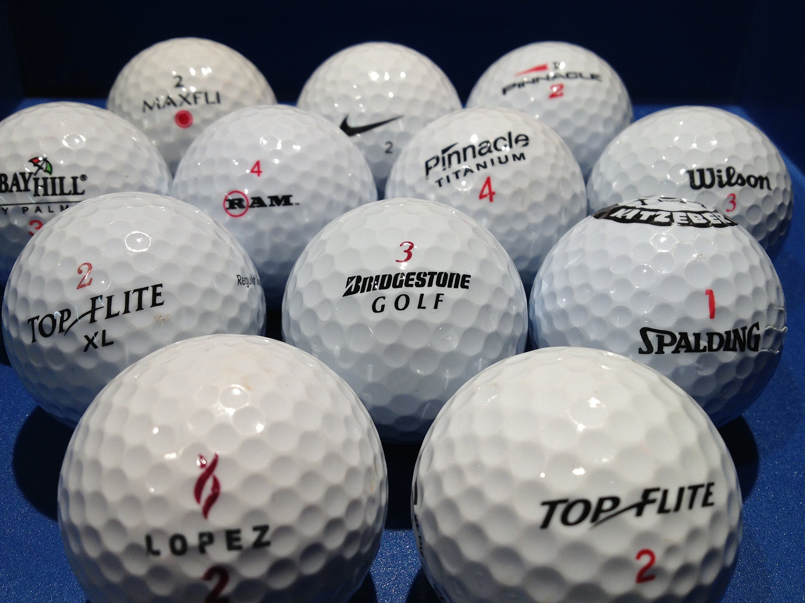 100 Golfbälle Lakeballs Mix Qualität 1 - AAA AAA