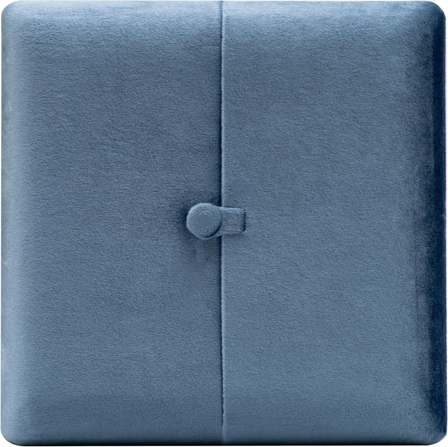 Velvet Big Chunky Pearl Necklace Gift Box Showcase Jewelry Storage Case (Light Ocean Blue)