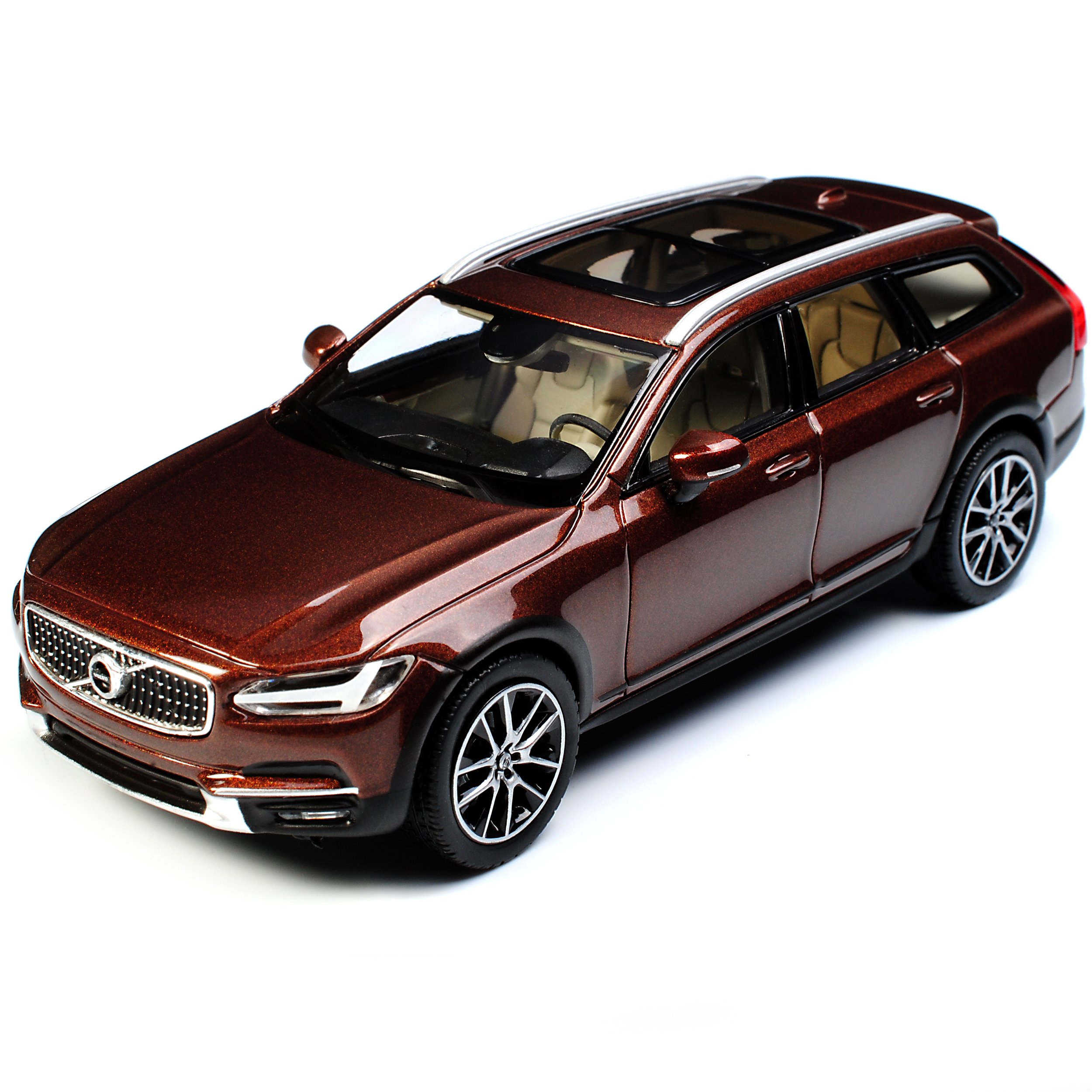 Norev Volvo V90 Cross Country Estate Maple Brown from 2016 1/43