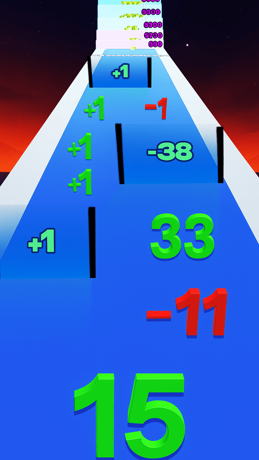 Number Run and Merge Master Digit Stack Rush: Digit Running Merge ...