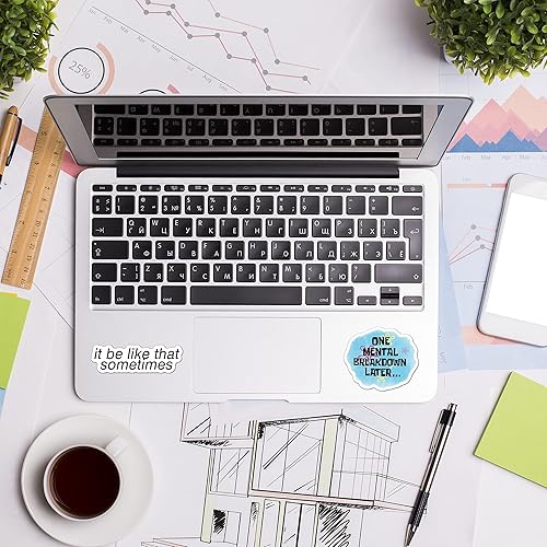 Miniatura 5 de Paquete de 306 calcomanías de vinilo con memes divertidas, calcomanías grandes a granel para laptop, teléfono, botellas de agua, automóviles de