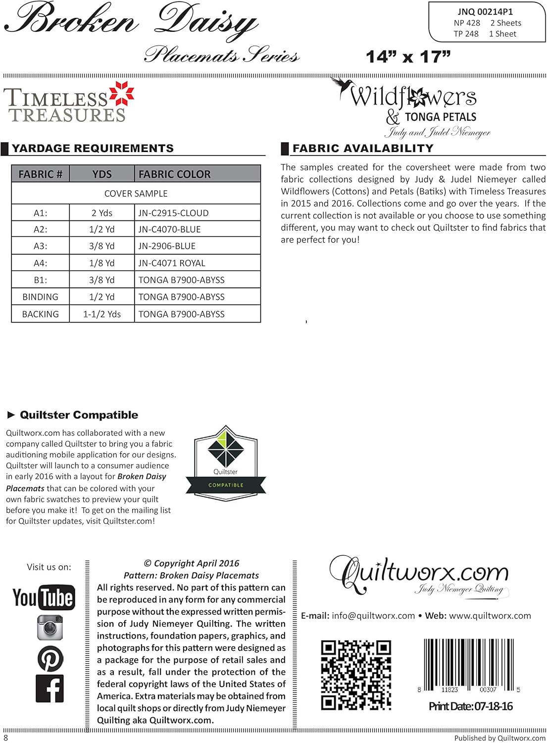 Broken Daisy Placemats