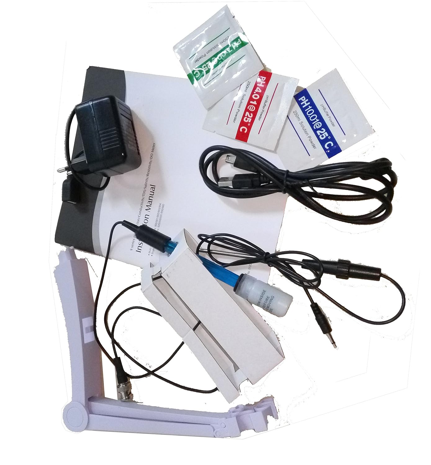 Benchtop Lab pH Meter with Range 2 to 20 pH 0.002 pH Accuracy 0.001 Resolution Memory 500 Data Sets Calibration Solution Liquid