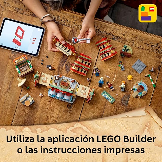 Foto 6 de 8 de LEGO One Piece Batalla en Arlong Park - Juego Interactivo con 5 Minifiguras Inc. Luffy y Nami