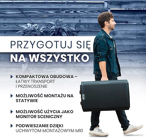 Vista 23 de ALTO TS415 2500W Altavoz PA alimentado de 15 pulgadas con mezclador de 3 canales, transmisión Bluetooth, enlace de altavoz inalámbrico, DSP