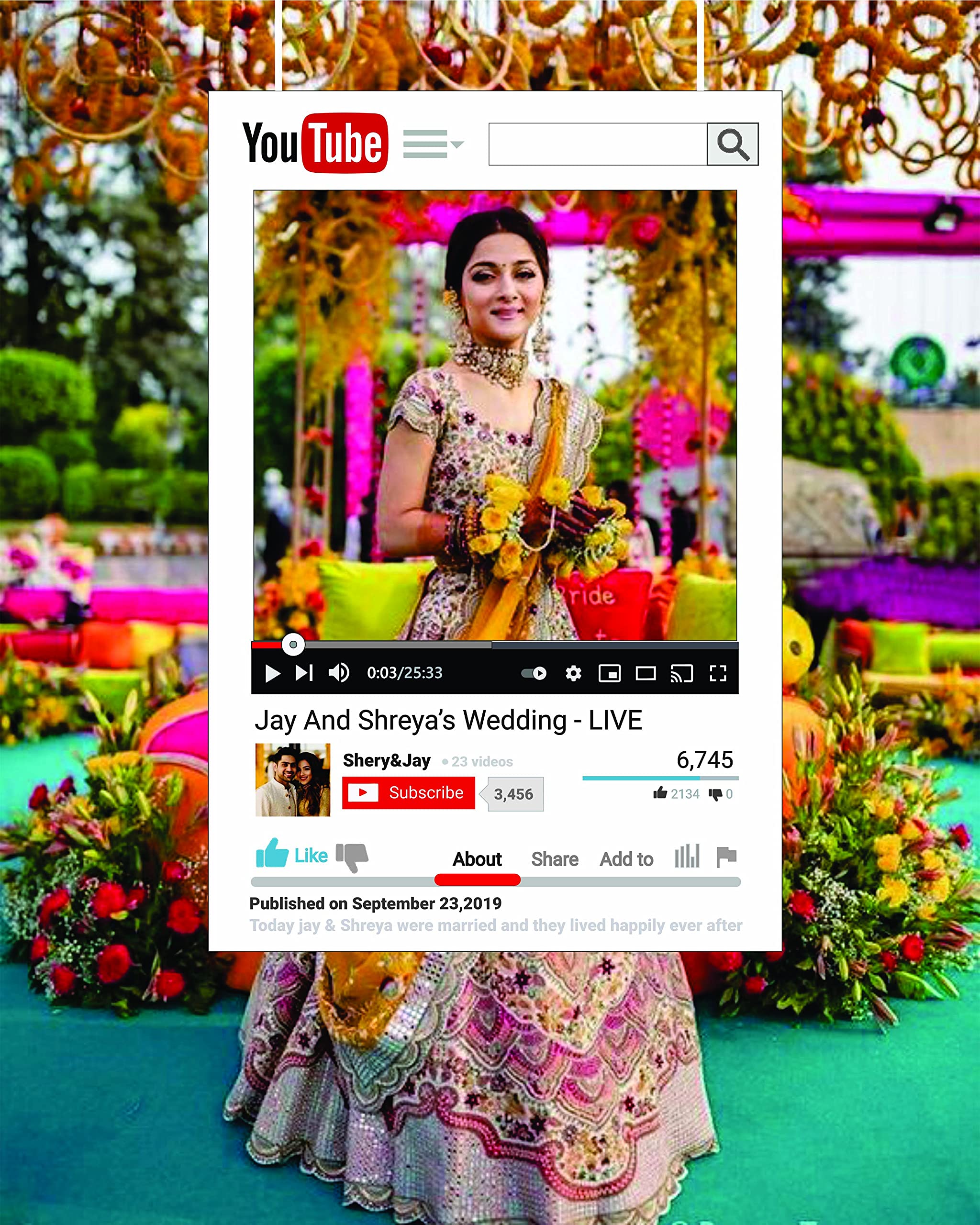 Wesurprise Foam Photo Frame