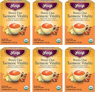 Yogi Honey Chai Turmeric Vitality Tea