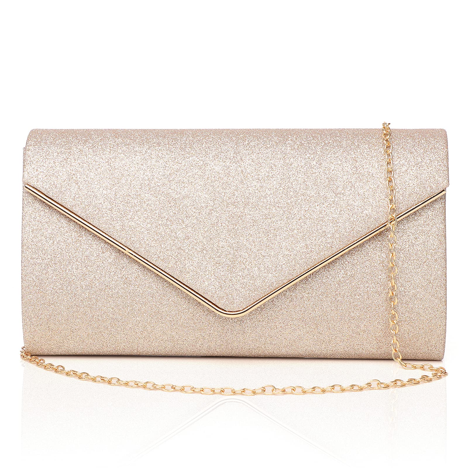 LabairShining Envelope Clutch Purses for Women Evening Purses and Clutches For Wedding Party.