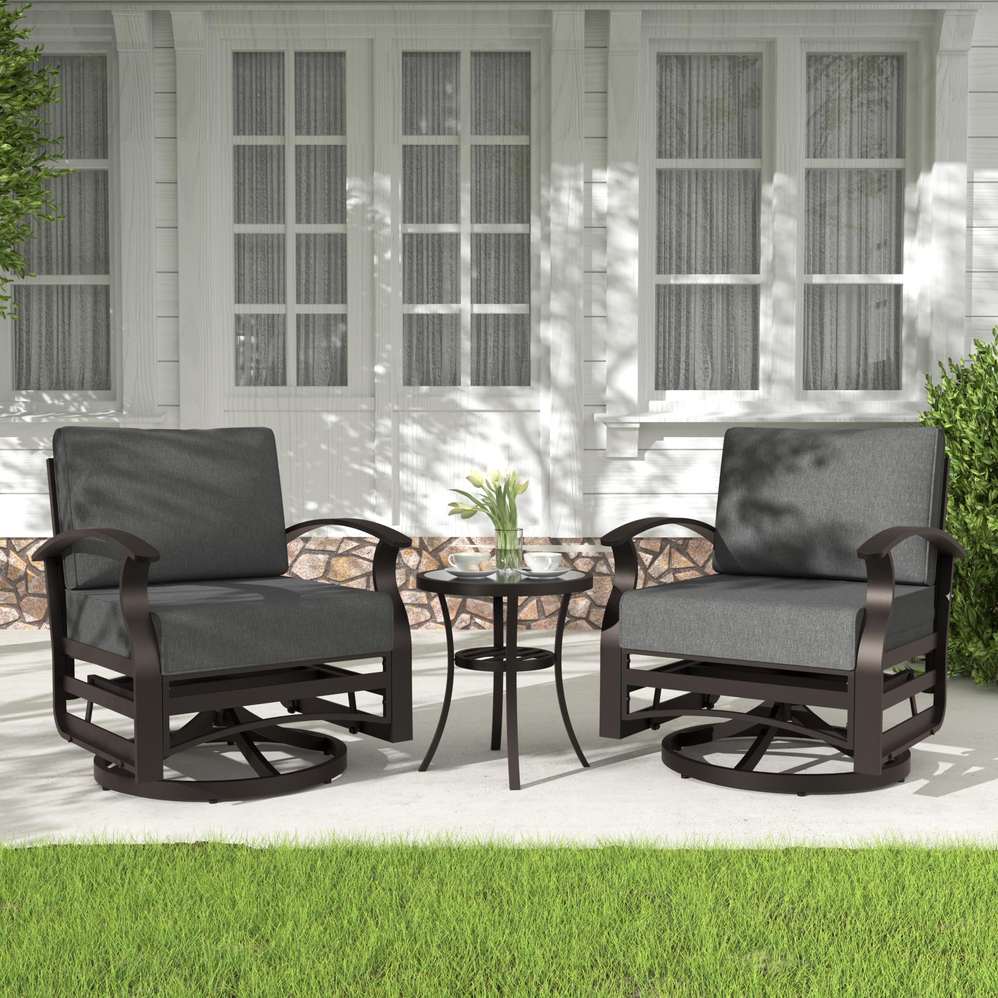Wicker Patio Furniture Rocking Chair Outdoor Home Depot Rocking