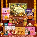 Sweet Karam Coffee The Soul of South India Gift Hamper | Ghee Mysorepak, Rose Milk Burfi, Ragi Laddu, Andhra Spicy Murukku, Nendran Banana Chips, 3 Distinct Chikki Bars & Filter Coffee Decoction | Festive Hamper | Janmashtami | Ganesh Chaturthi | Traditional Indian Sweets & Savoury Snacks Combo gallery image