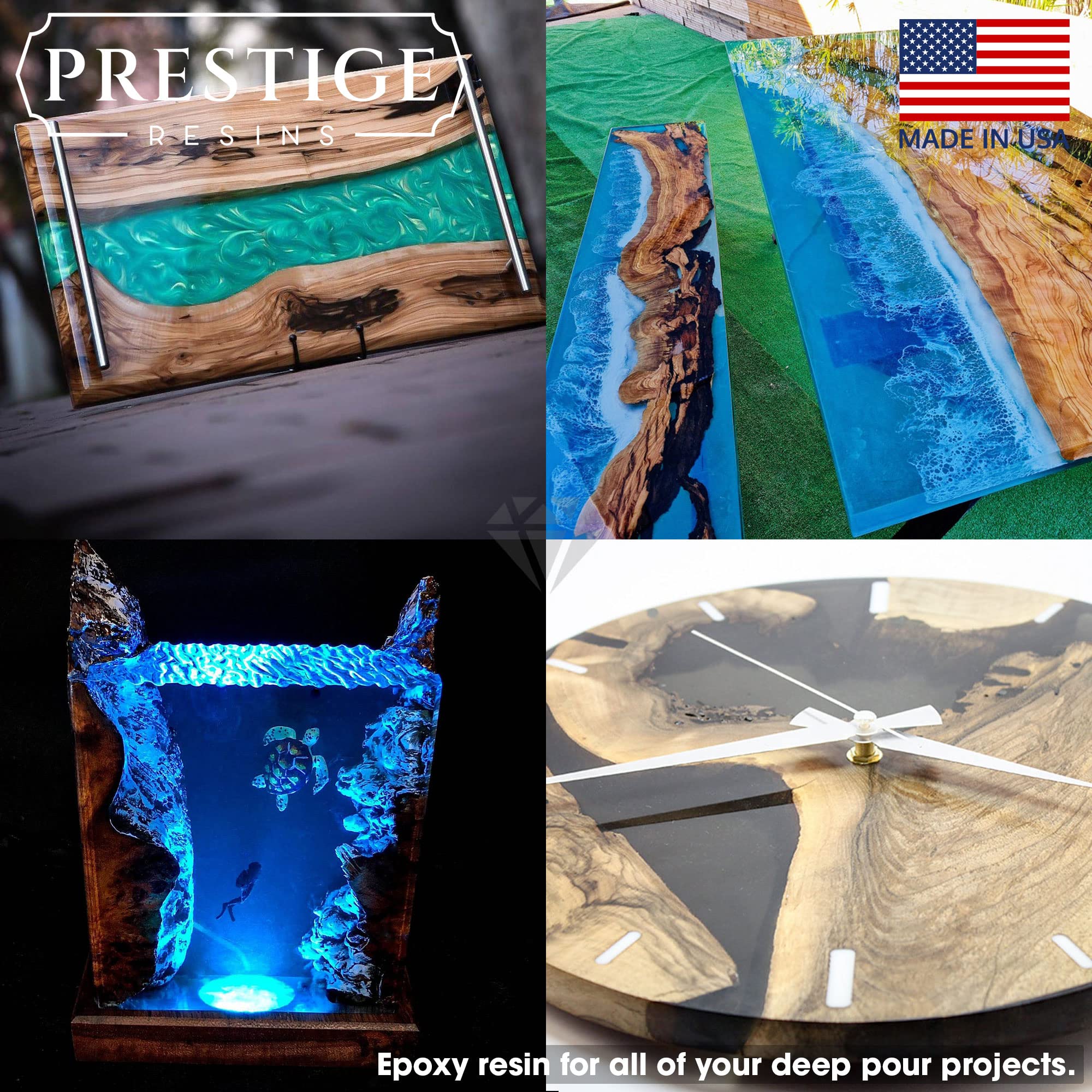 Epoxy Resin for River Table UV Resistant Crystal Clear Epoxy Resin