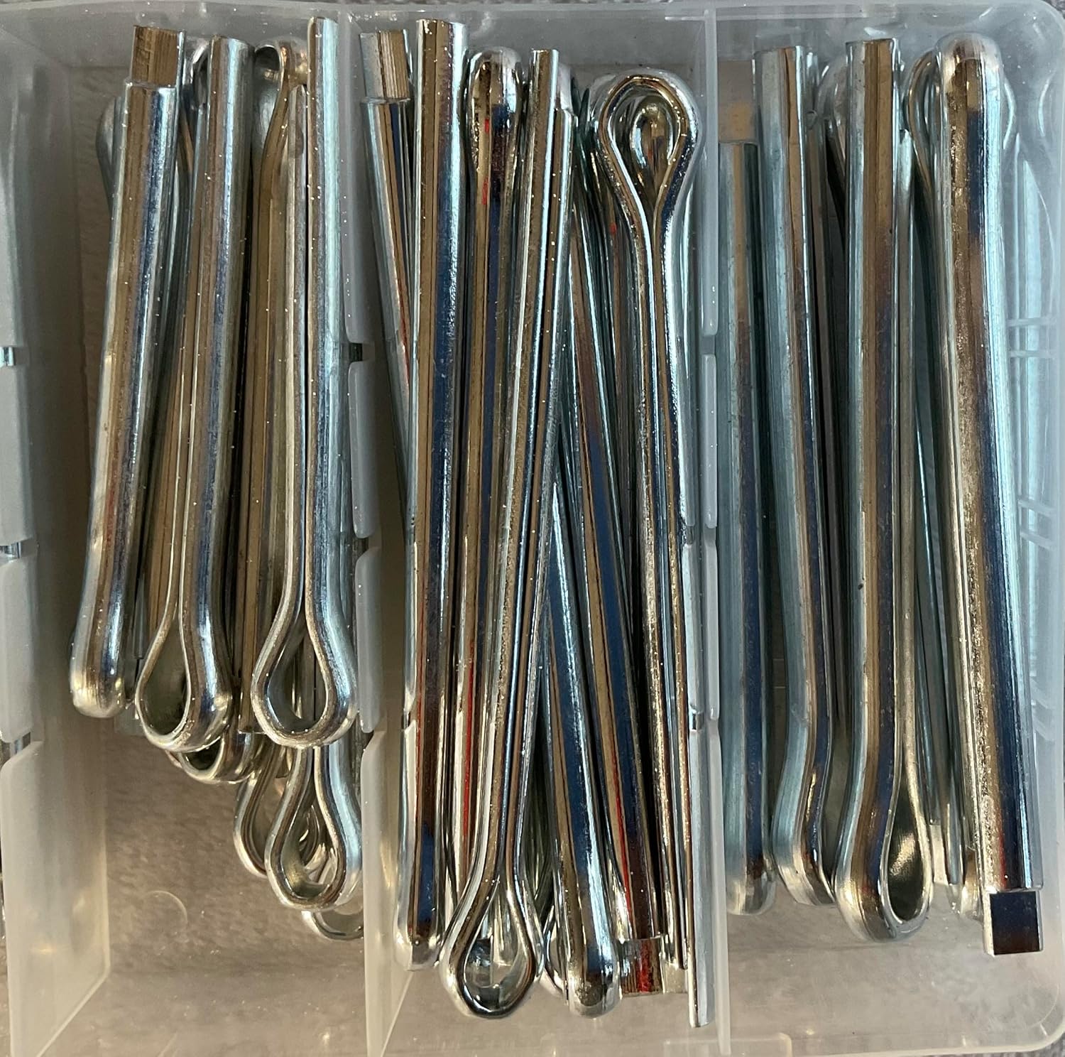 144pc Large Cotter Pin Assortment, Extra Large Clip Key LCP144
