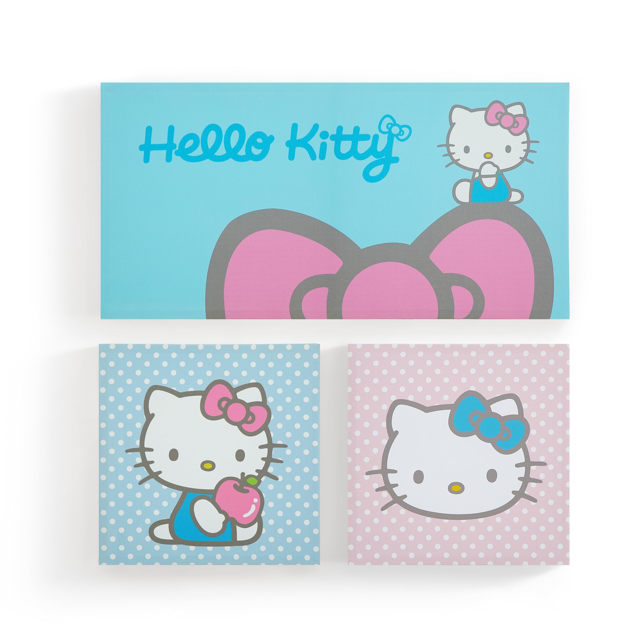 Amazon.com: Idea Nuova Sanrio Hello Kitty Pastel Dot 3-Piece