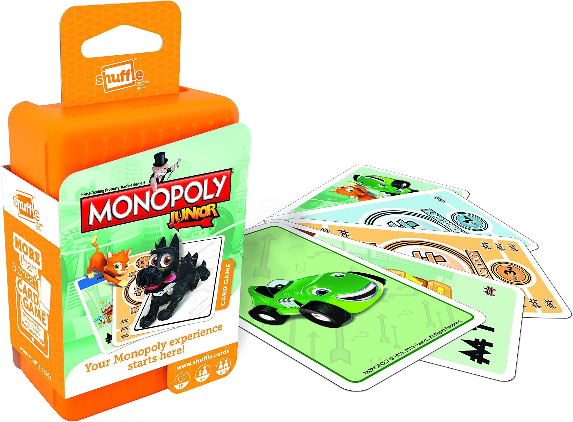 Shuffle Monopoly Junior Children's Card Game