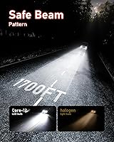 Vista 3 de HIKARI WINGS 2026 40000LM Bombillas LED H4 9003 de doble haz, 45W con chips centrales mejorados, kit LED de alto lúmen, 6000K, blanco frío, IP68