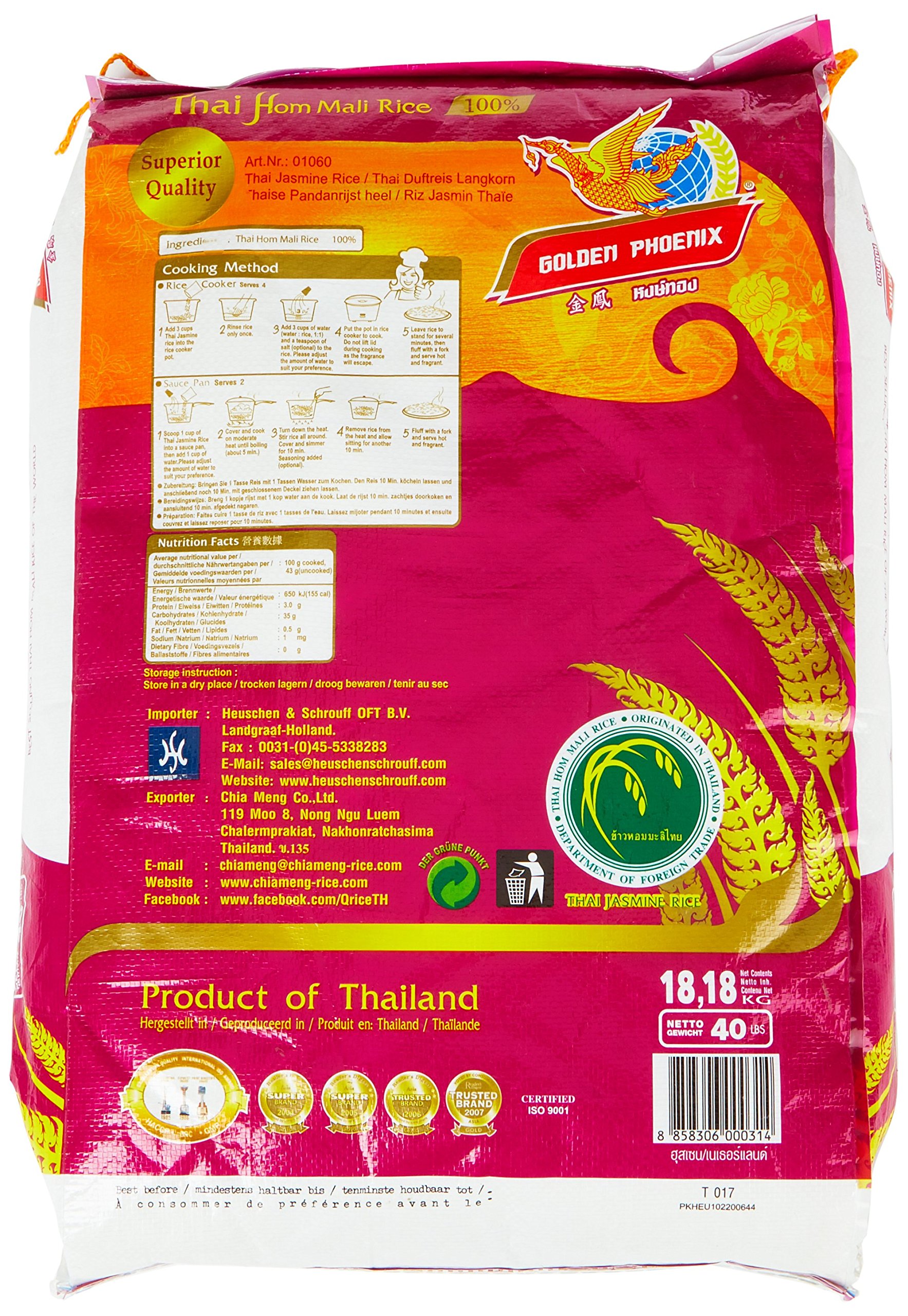Golden Phoenix Reis Duft, 1er Pack (1 x 18.18 kg)