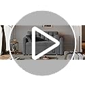 DWVO 3-in-1 Convertible Sofa Bed, 55" Sleeper Sofa with Pull-Out Bed, Cat-Scratch-Proof Fabric Futon Couch with Adjustable Backrest and Side Pocket, Loveseat for Living Room Apartment, Blue