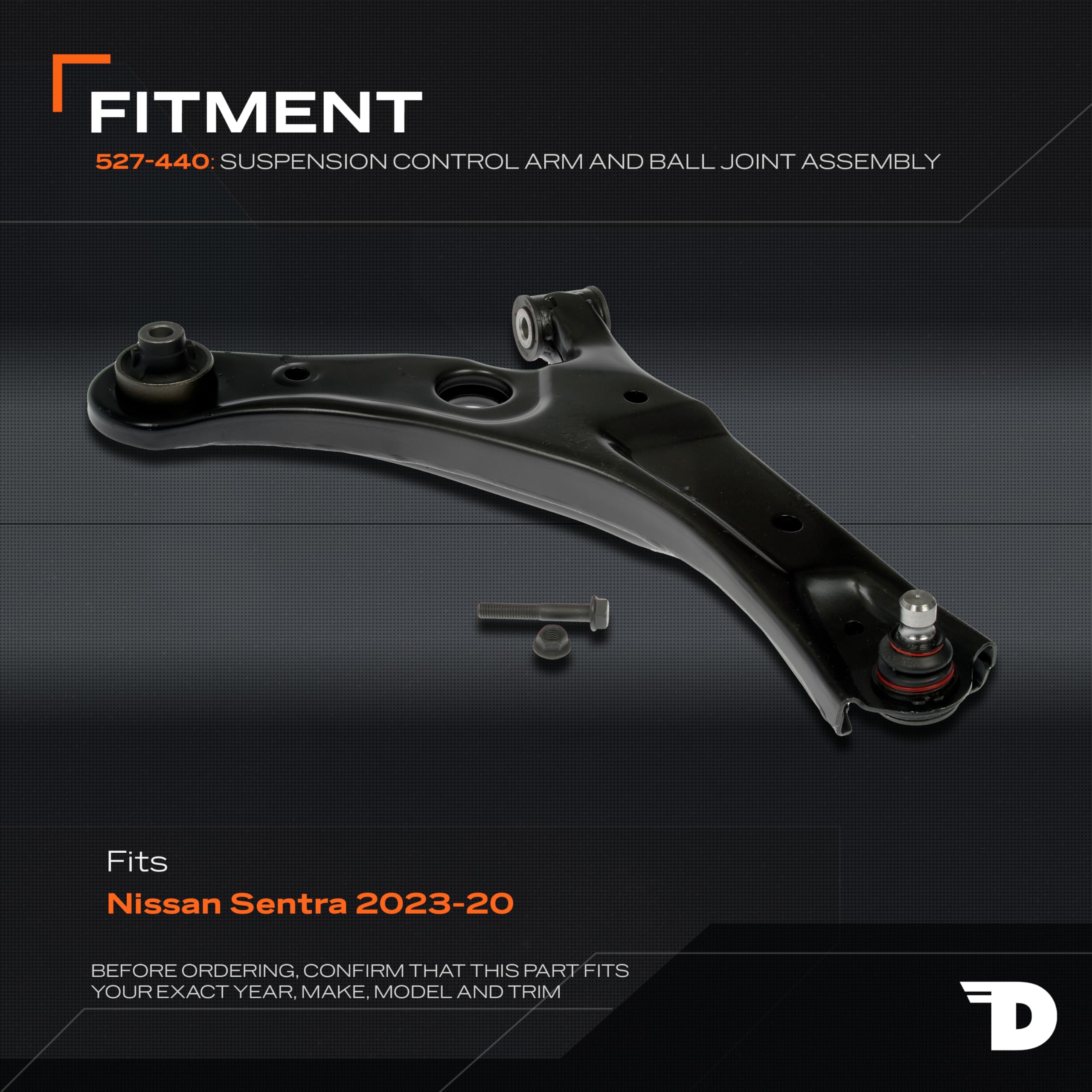 Dorman 527-002 – Braccio Di Controllo Superiore Anteriore Con Giunto Sferico Per Nissan NV/Titan XD - 3