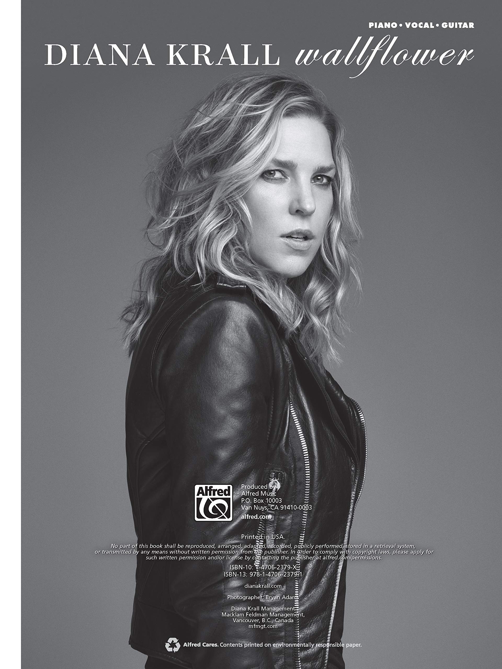 Diana Krall Wallflower: Piano /Vocal / Guitar-