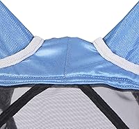 Vista 5 de Harrison Howard CareMaster Pro - Máscara luminosa para mosca de caballo, gran espacio para los ojos, nariz larga con orejas, protección UV