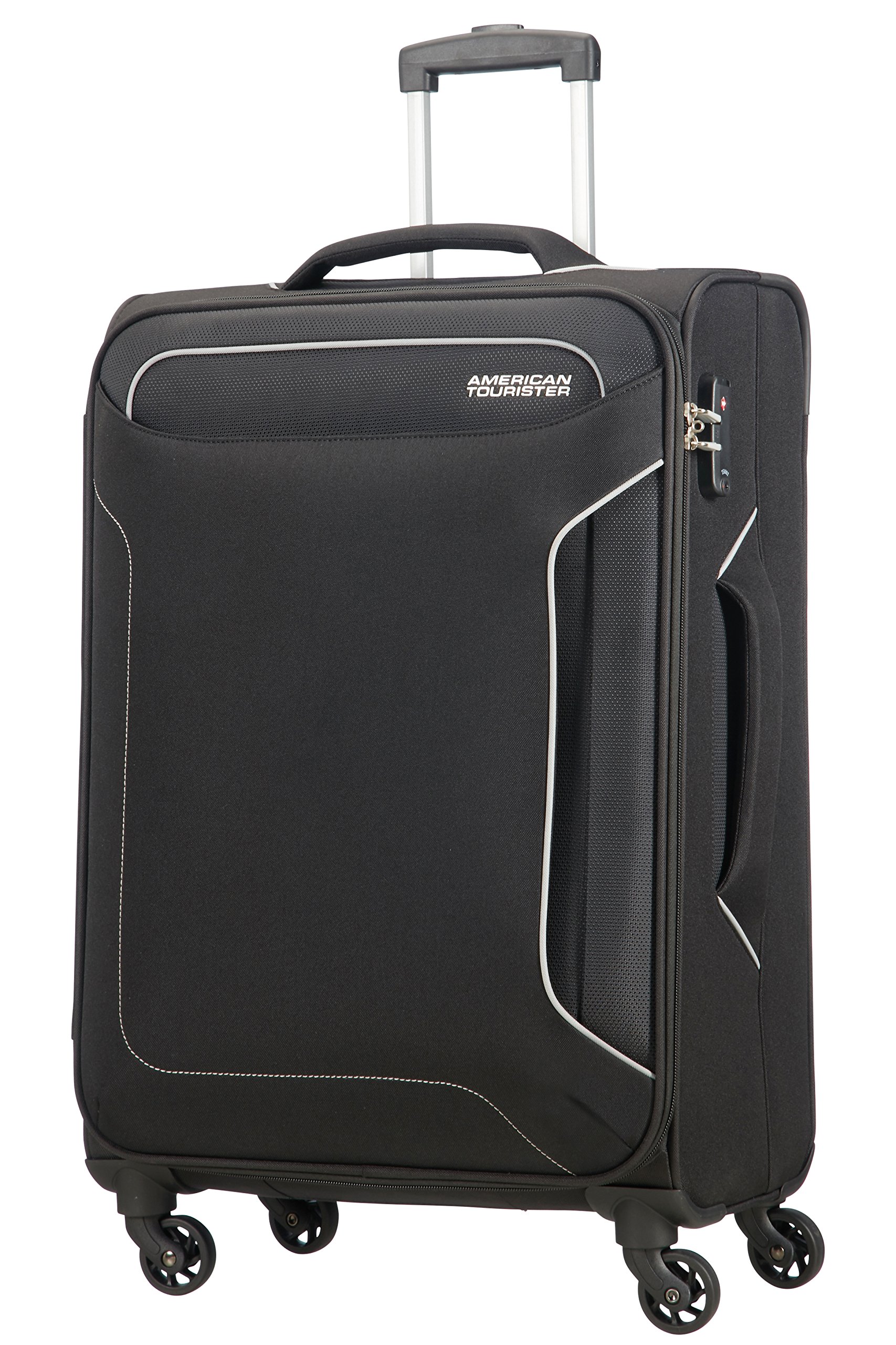 American Tourister Holiday Heat Spinner, 3,2 chilogrammi di valigie, 67 cm, 66 litri, nero