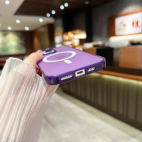 Miniatura 5 de CONCUBINE Funda magnética para iPhone 14 Pro Max compatible con MagSafe protección contra caídas de grado militar a prueba de golpes, mate,