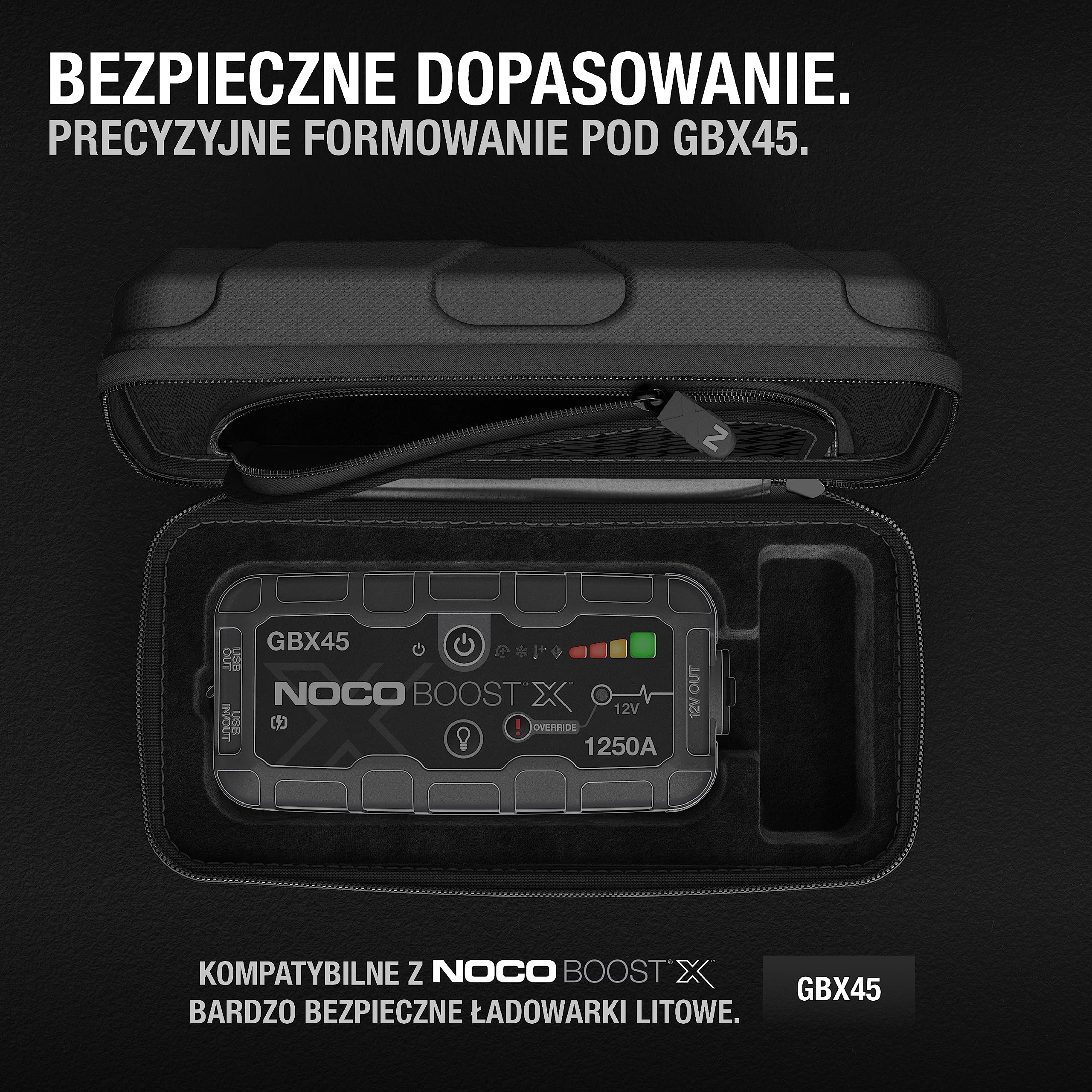 NOCO GBC101 Boost X EVA etui ochronne na urządzenia rozruchowe GBX45 UltraSafe Lithium Jump Starter