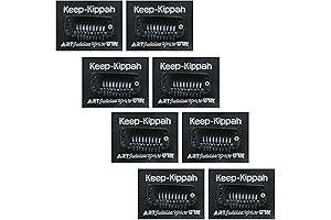 Art Judaica Metal Hat Clips for Kippot, Kipa, Yarmulke Hats