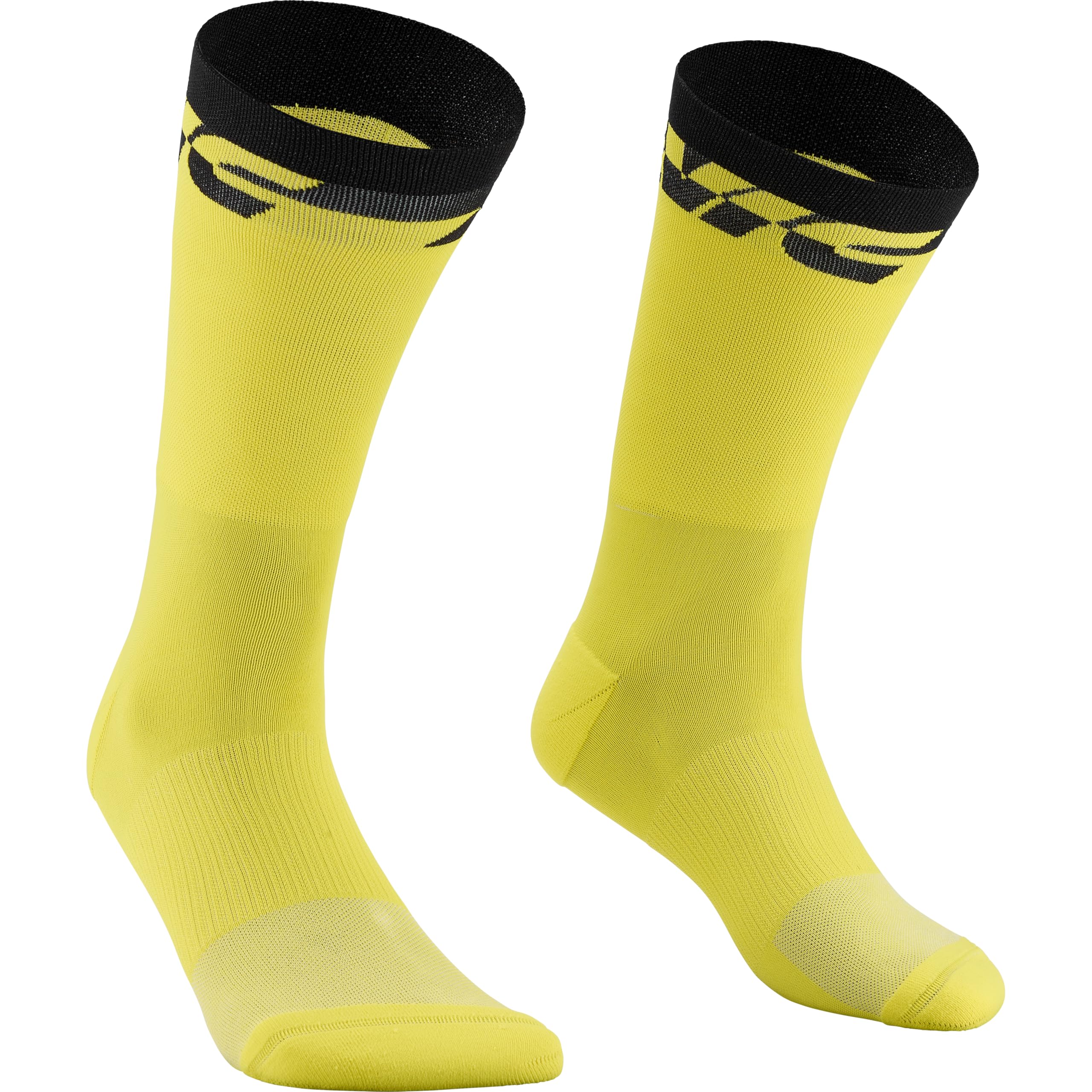 MAVIC Unisex Ksyrium High Cycling Socks, Yellow/Black, M (39-42)