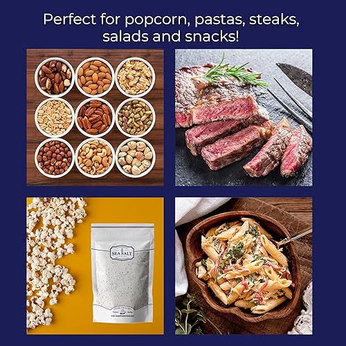 Miniatura 3 de Sal de trufa acabado de sal marina infundida con ralladura de trufa condimento italiano de aceite de trufa negra bolsa de 3 onzas - Superstore de