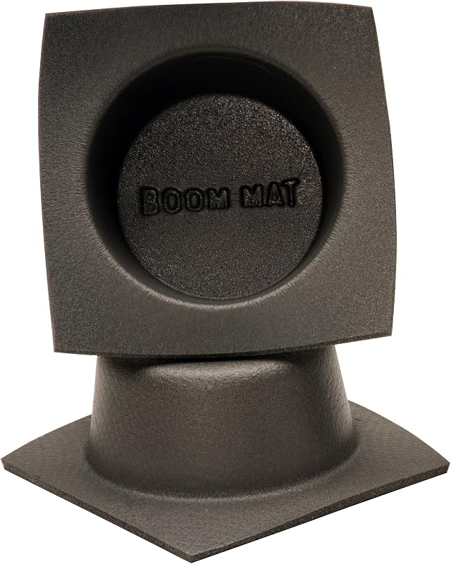 Baffles acústicos para alto-falante DEI 050310 Boom Mat redondos de 10,16 cm – Pacote com 2