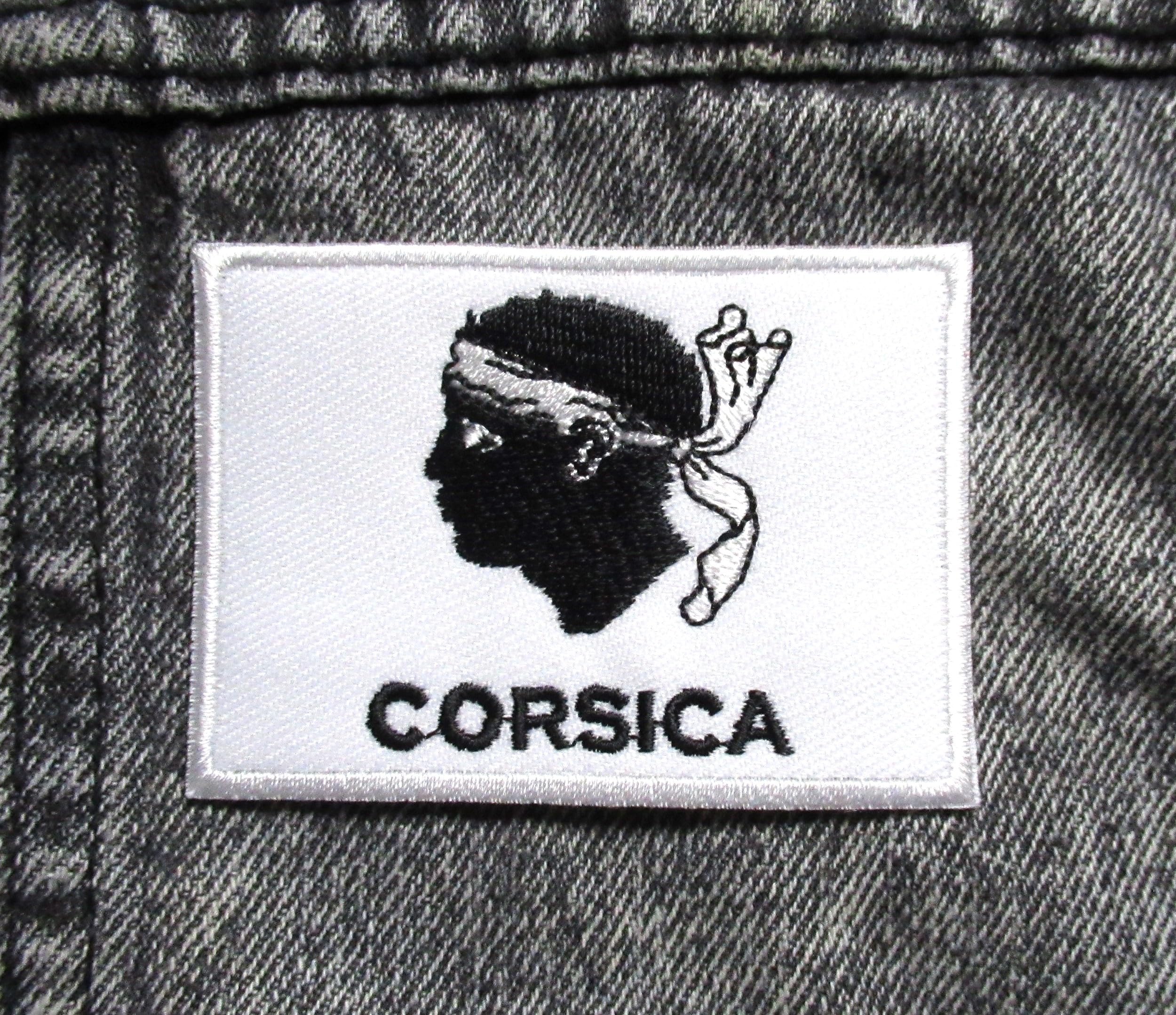 Patch écusson Tissu Corse - Blason île De Beauté - Occasion France