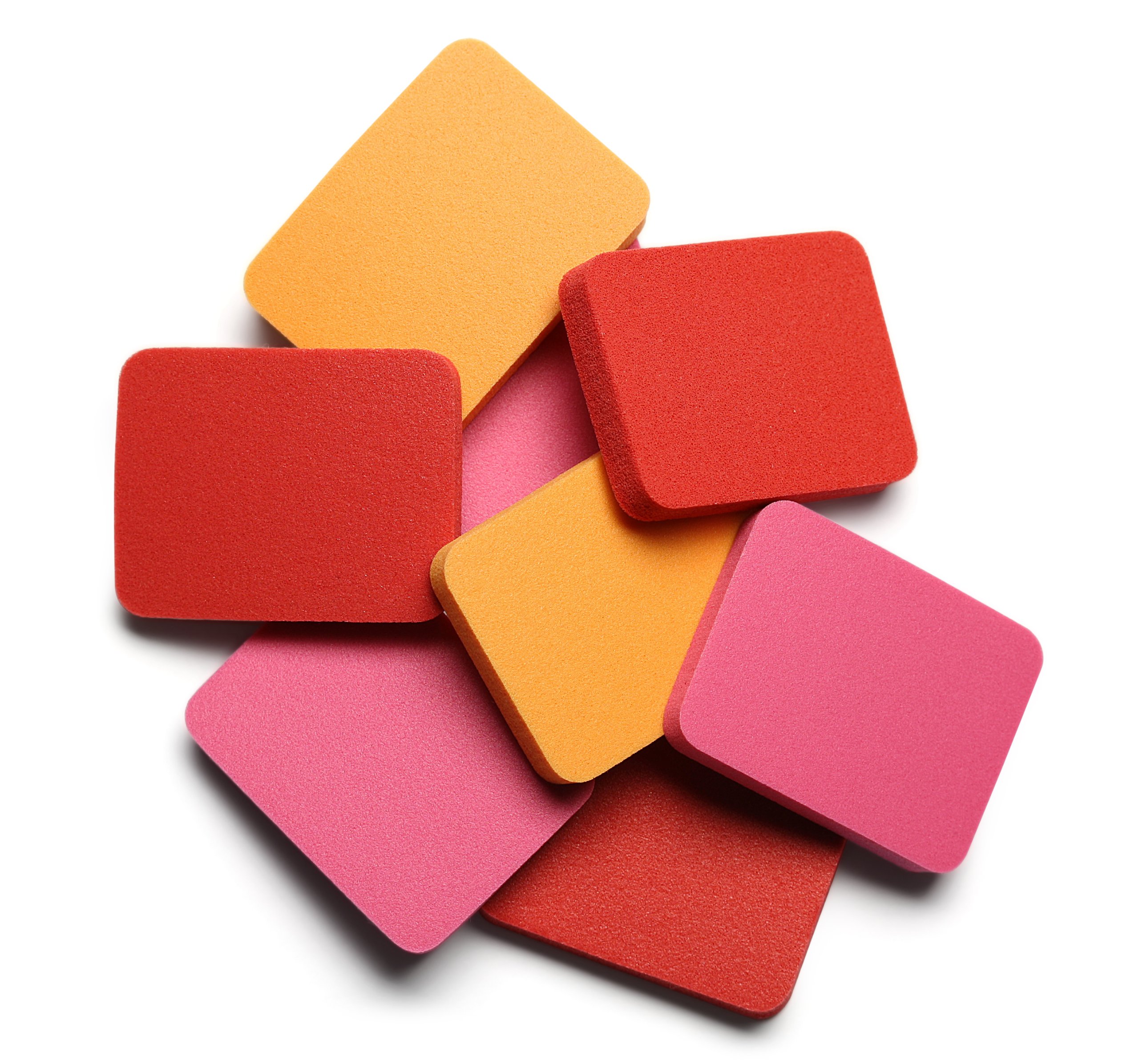 Colorbar Fair & Square Foundation Sponges II Pack of 8 latex-free sponge II Evenly blend mousse, cream, liquid, & compact foundation 1