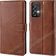 KRAFTCARE Handyhülle für Samsung A53 5G Hülle, [Premium PU Leder] [Kartenfach] [Stand] Flip Case Wallet Handytasche Schutzhülle Klapphülle für Samsung Galaxy A53 5G Hülle, Braun