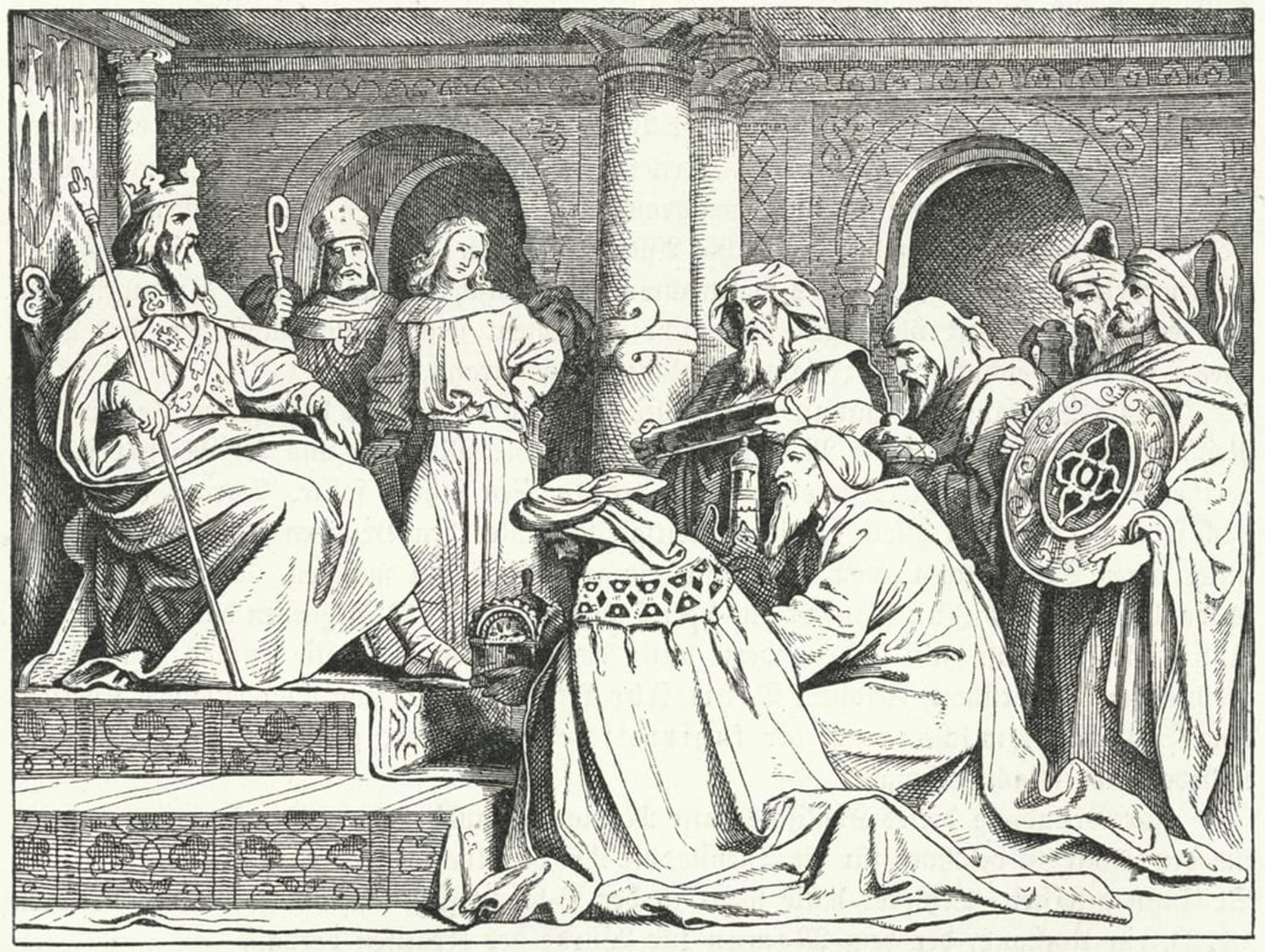 Cuadro al óleo SERENDIPITP de 60x90cm con obra clásica de Moritz Ludwig Von Schwind 5