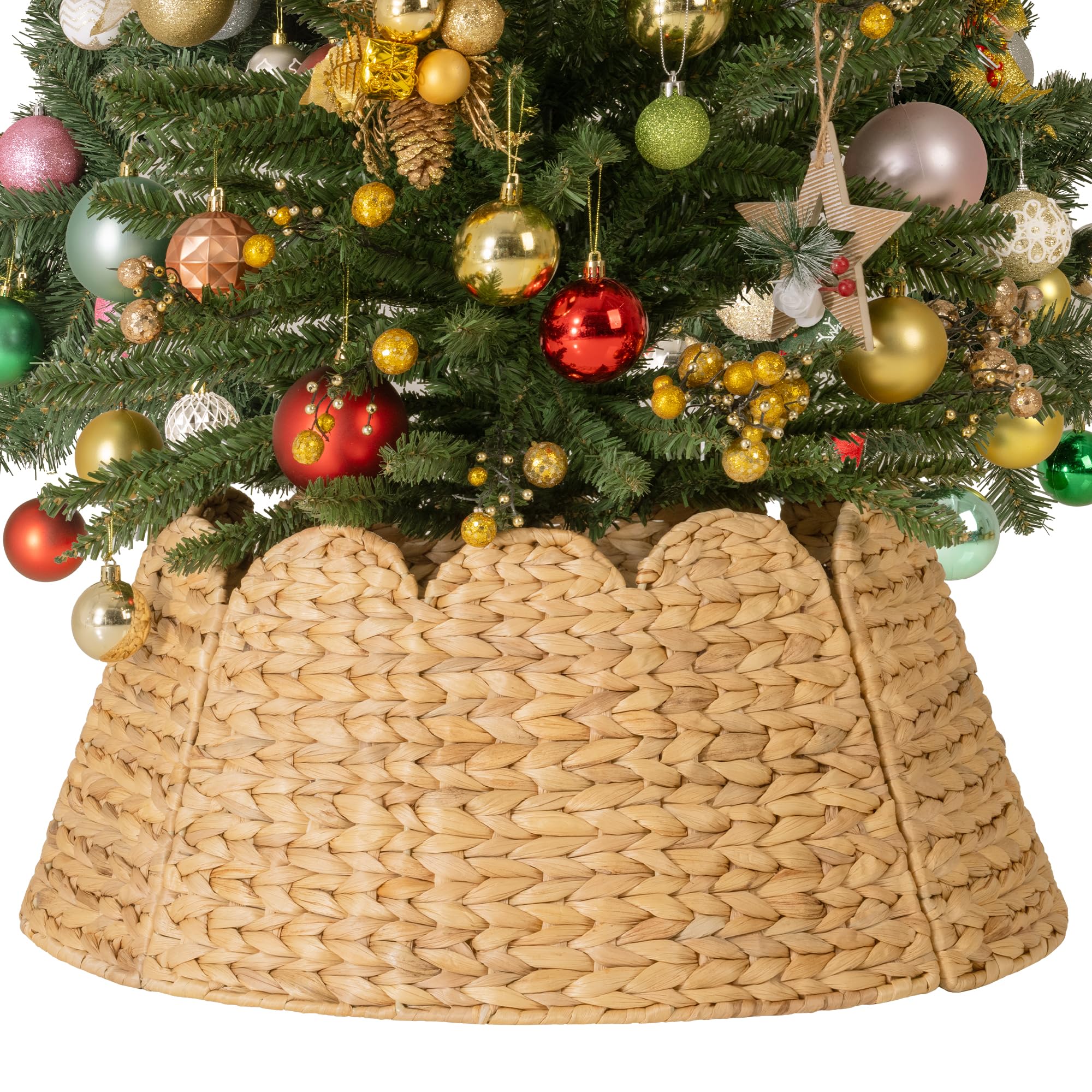 GANAZONO Christmas Tree Collar Basket