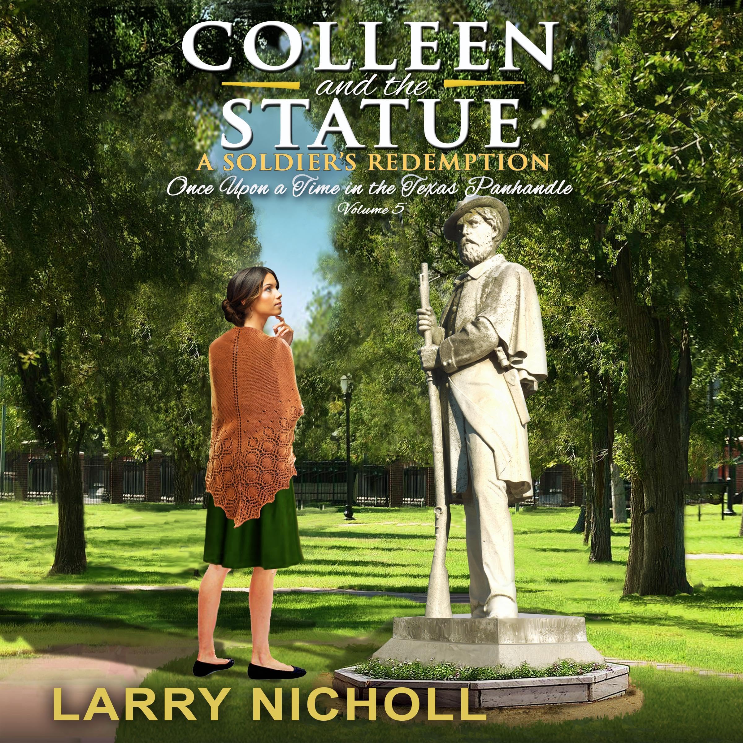 Colleen and the Statue