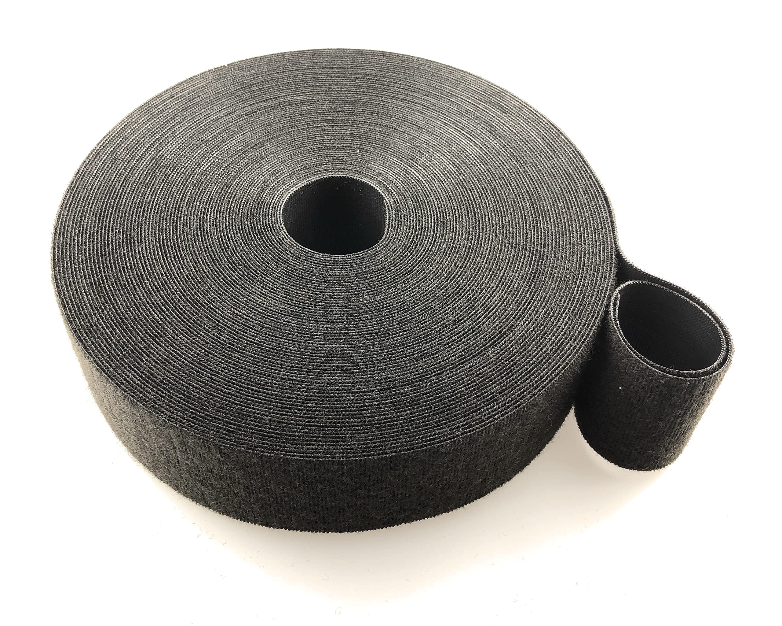 VELCRO Brand ONE-WRAP Rouleau de ruban adhésif dos à dos réutilisable pour la gestion et le regroupement de câbles, 25 mm standard, 50 mm très résistant, 107 mm extra large (50 mm x 25 m)
