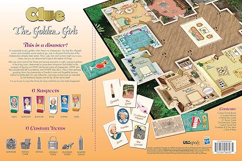 Miniatura 7 de USAopoly The dorado Girls Clue Juego de mesa