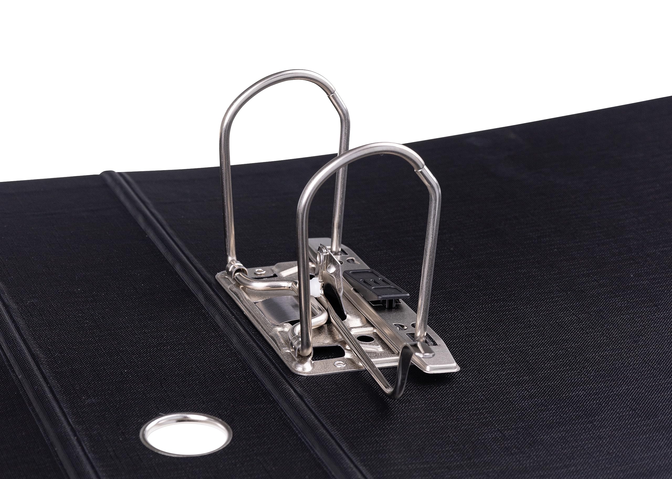 Lot De 10 Classeurs DIN A4 Dos 8cm - Marbré Noir DINOR Avec Certificat Ange Bleu Fabriqué En Allemagne