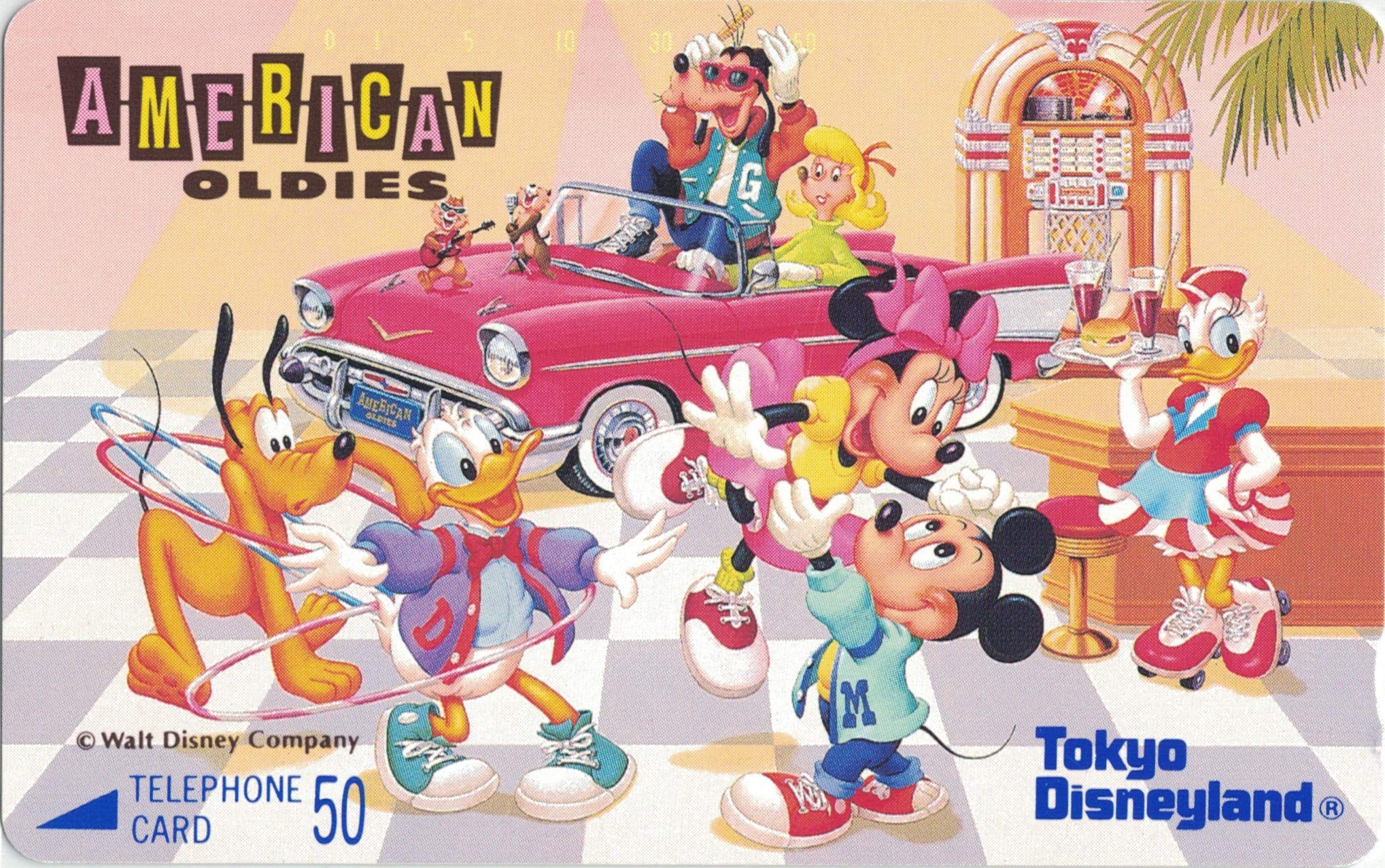Amazon.co.jp: テレホンカード テレカ Tokyo disneyland ©Disney